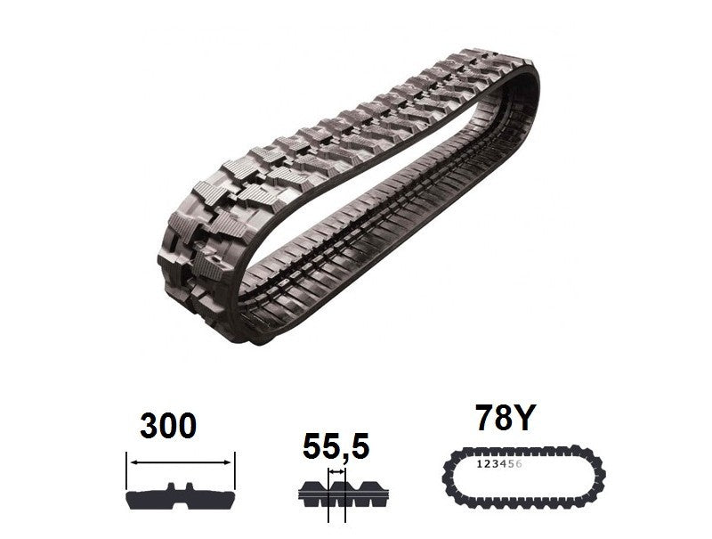 Tracks - 300x55.5x78Y (Yanmar)